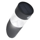 Applique murale solaire LED inox détecteur de mouvement H23,2cm