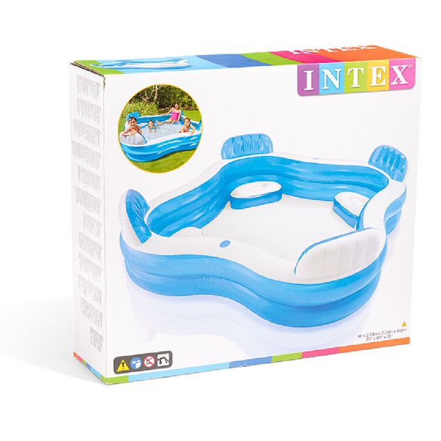 Piscinette gonflable familiale Intex 229x229xH66cm