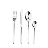 M&eacute;nag&egrave;re moderne en inox 24 pi&egrave;ces