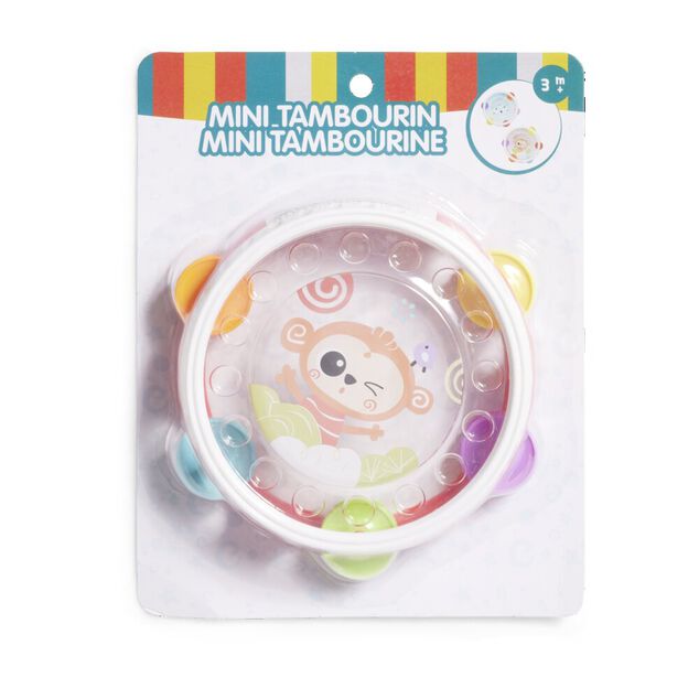 Hochet tambourin pour b&eacute;b&eacute; (2 mod&egrave;les)