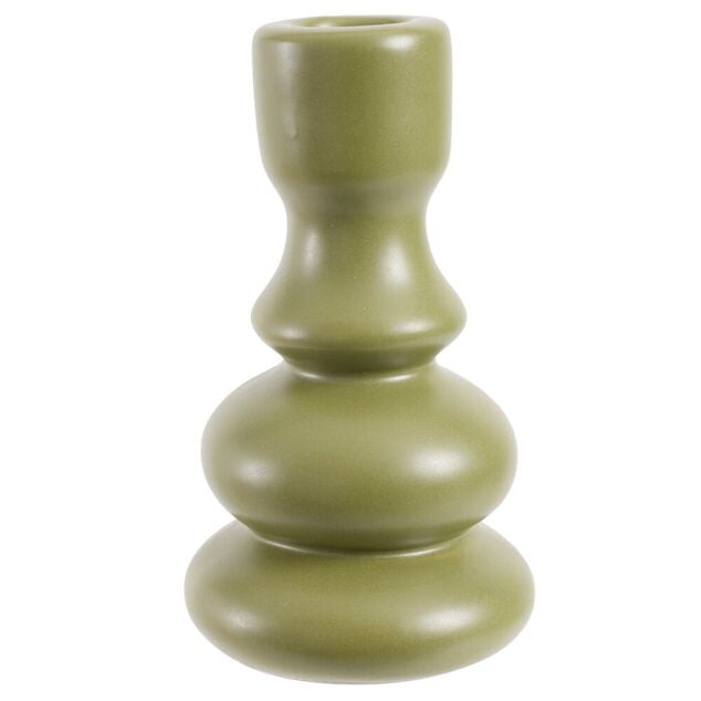 Bougeoir en c&eacute;ramique &Oslash;7,5xH12,5cm (3 mod&egrave;les)