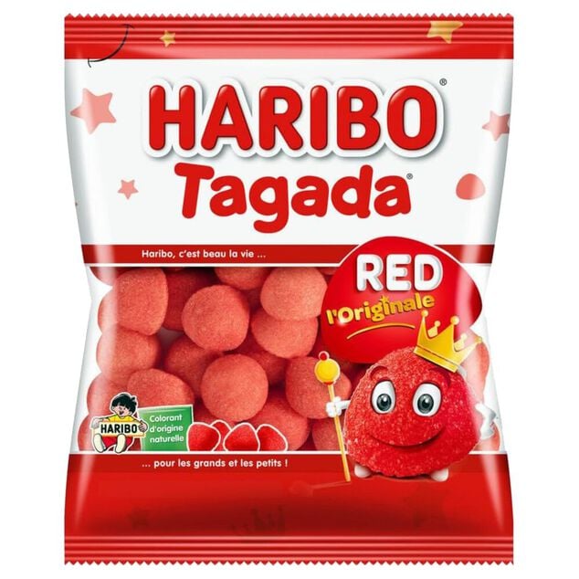 Bonbon &agrave; la fraise Tagada HARIBO 120gr