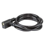 Câble antivol spirale avec 2 clés incluses