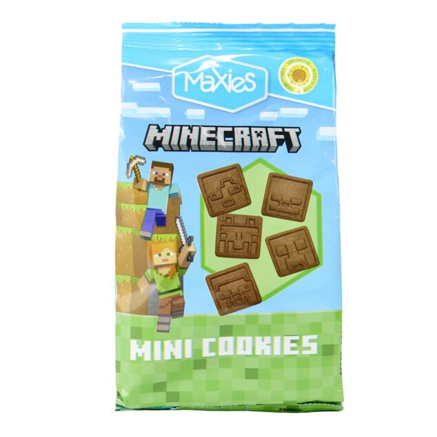 Biscuits cacao Minecraft mini cookies 100gr