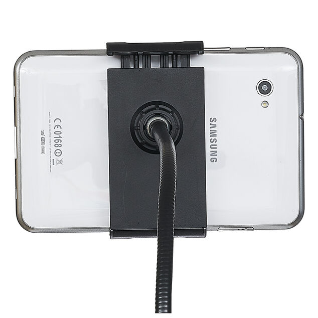 Support sur pied flexible pour tablette ou t&eacute;l&eacute;phone H95/135cm
