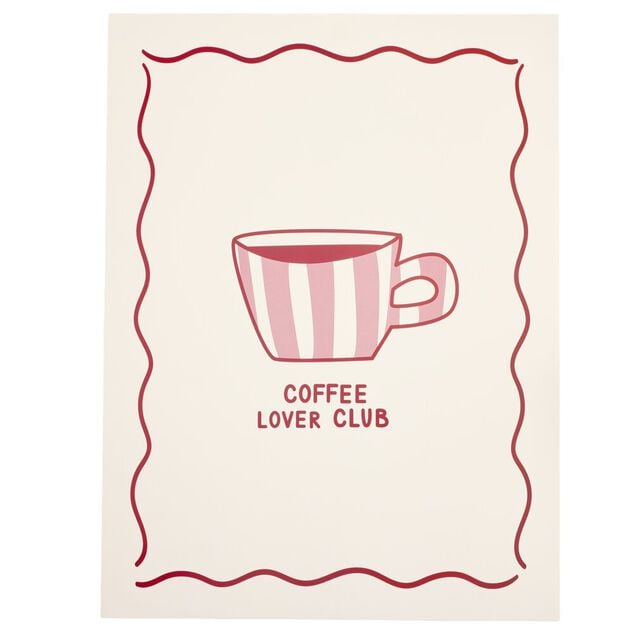 Affiche d&eacute;co x3 papier petit-d&eacute;jeuner 30x40cm (3 mod&egrave;les)