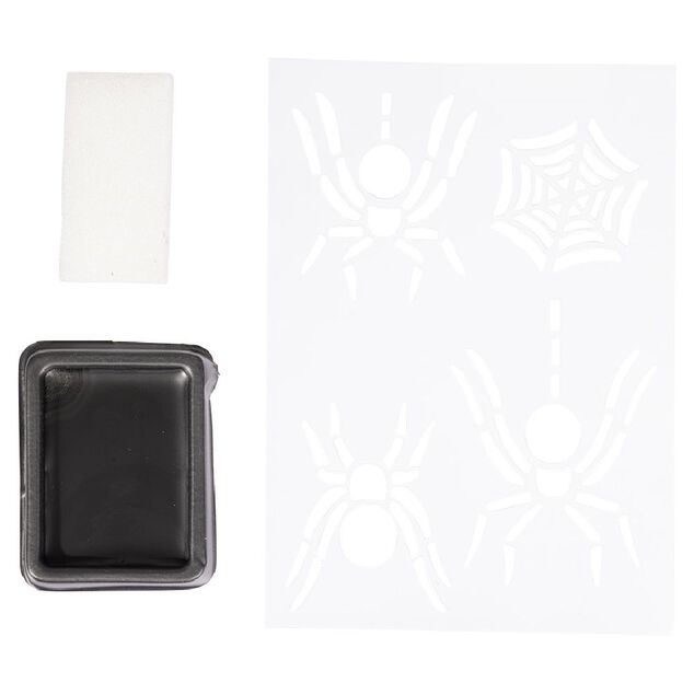 Pochoir &agrave; maquillage Halloween (2 mod&egrave;les)