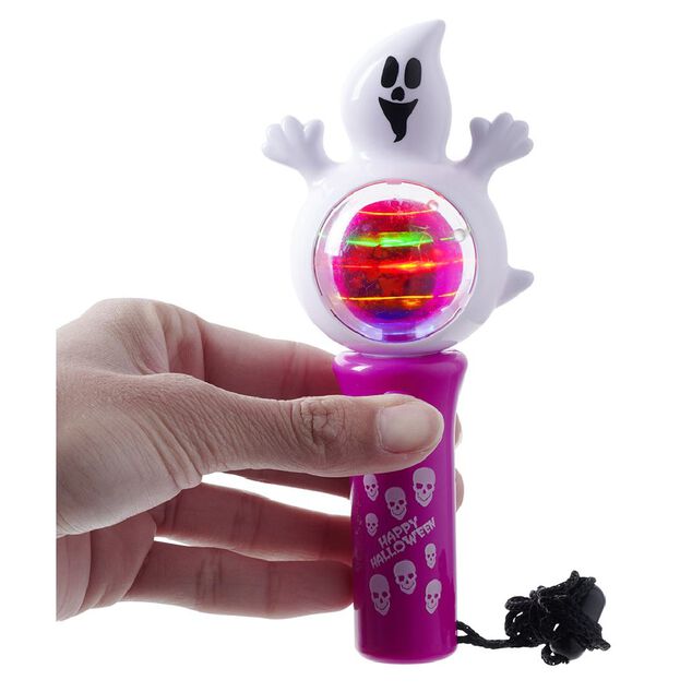 Torche tournoyante Halloween noir orange ou rose