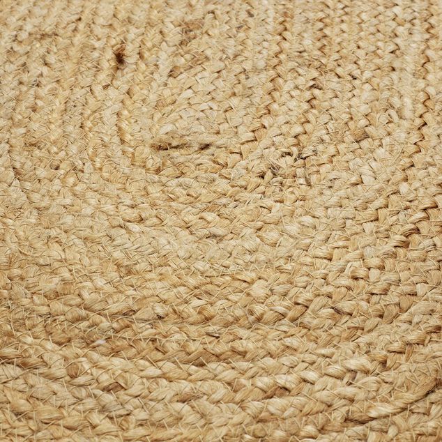Tapis ovale en jute marron 120x170cm