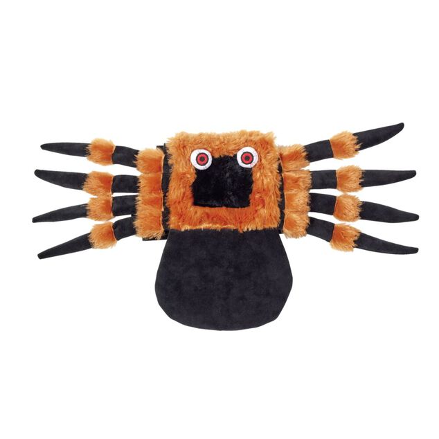 Déguisement chien Halloween araignée orange et noir S/M