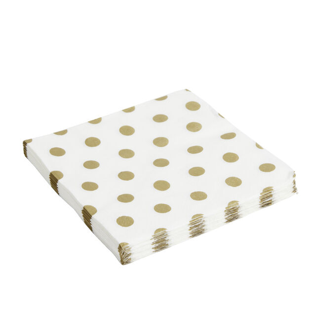 Lot de 16 serviettes en papier imprimé 33x33cm