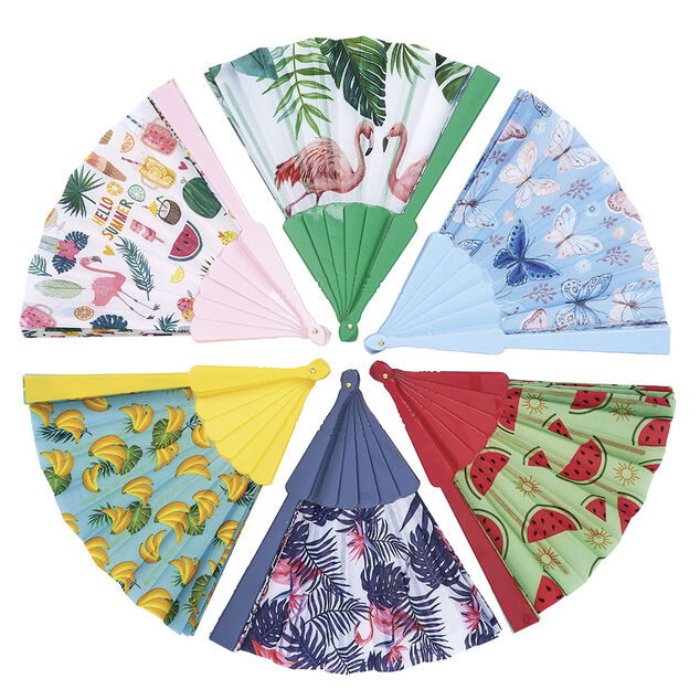 &Eacute;ventail en polyester imprim&eacute; - 3 mod&egrave;les