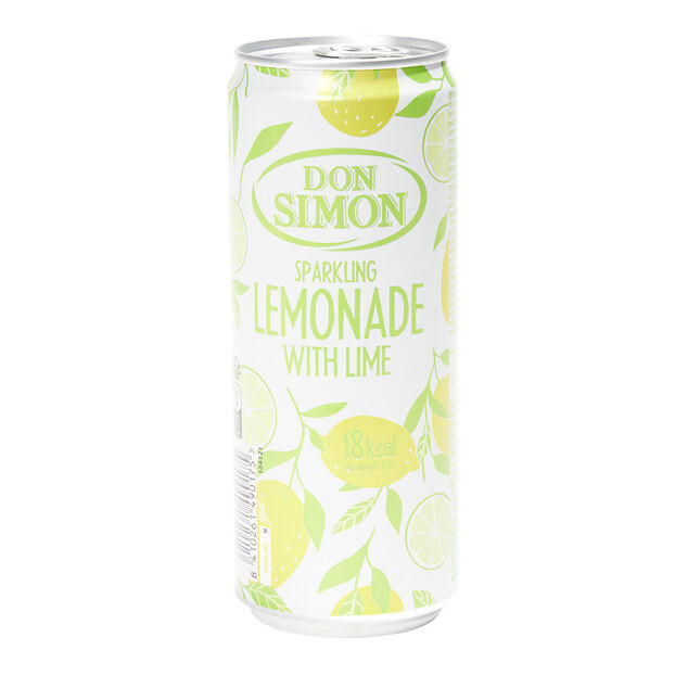 Citronnade p&eacute;tillante au citron vert Don Simon canette 33cl