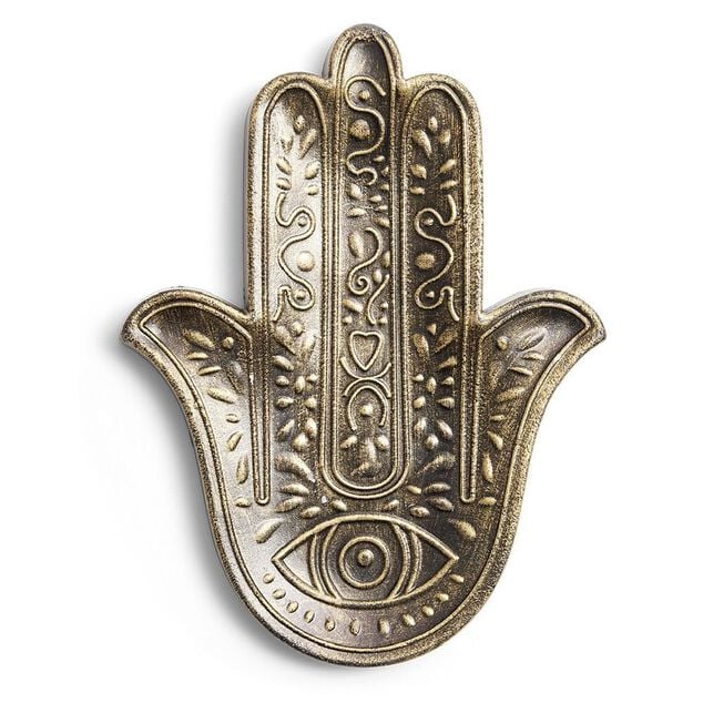 Vide-poche main de Fatma dor&eacute;