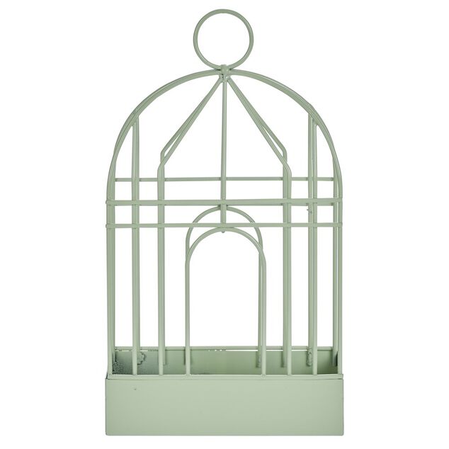 Support pour spirale et encens forme cage H20cm