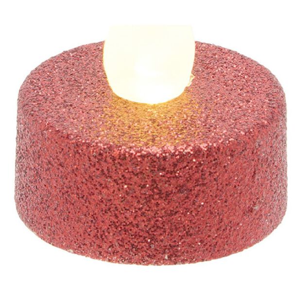 Bougie &agrave; Led paillet&eacute; x4 (2 mod&egrave;les)