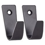 Crochet m&eacute;tal noir 3x2xH5cm x2