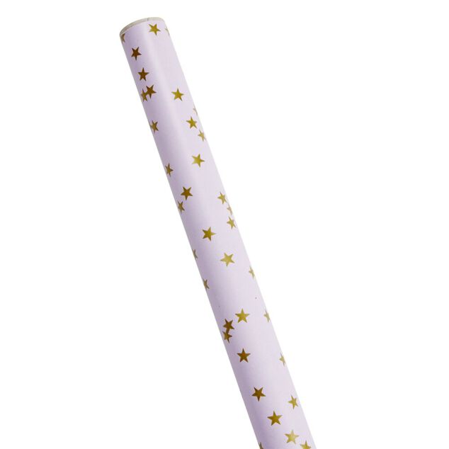 Papier cadeau Noël rouleau x3 avec 20 étiquettes autocollantes enfant