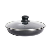 Sauteuse tous feux dont induction sans manche aluminium noir Ø25xH6,5cm