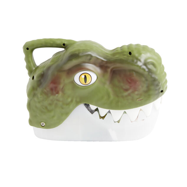 Boîte de rangement tête de dinosaure avec figurines