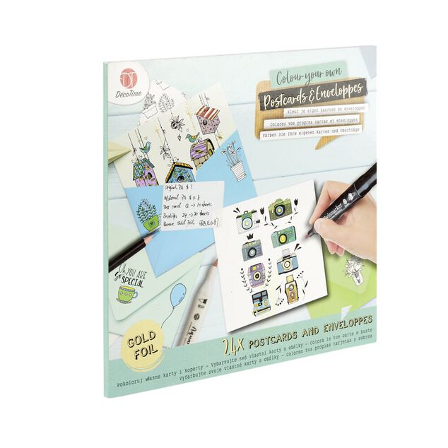 Carte et enveloppe en papier 27,5x27,5