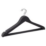 Cintre bois noir toucher doux x3 - L44,5xH23cm