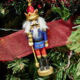 Figurine Casse-Noisette No&euml;l en bois &agrave; poser 6x5xH18cm (3 mod&egrave;les)