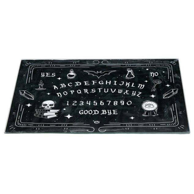Planche de pr&eacute;sentation verre Ouija noir 30x40cm