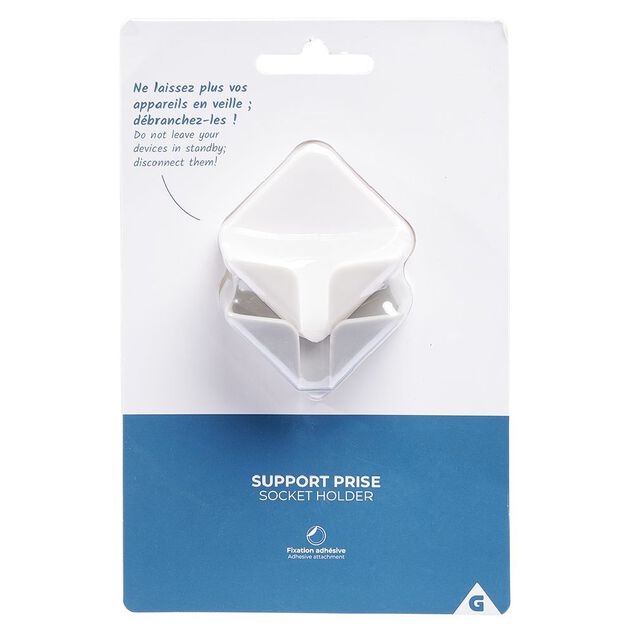 Support mural pour prise