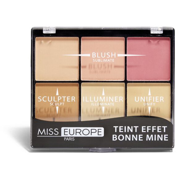 Palette fond teint effet bonne mine