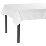 Nappe rectangulaire en tissu blanc