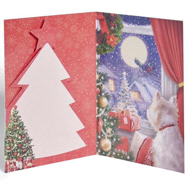 Carte de voeux No&euml;l 12x17cm (plusieurs mod&egrave;les)