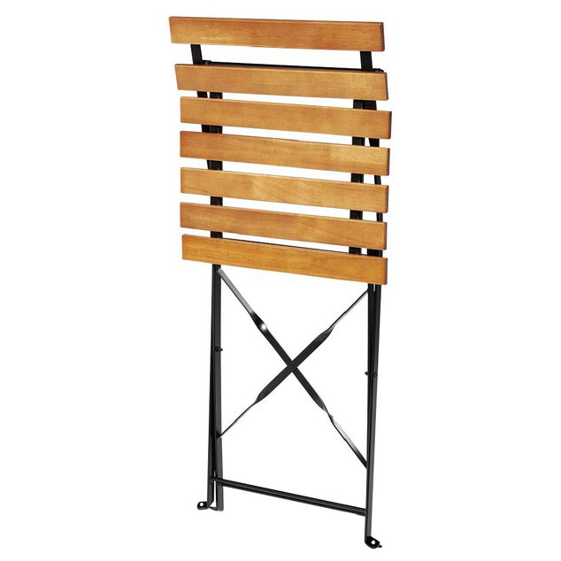 Chaise de jardin pliante Bali m&eacute;tal bois