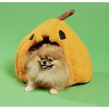 Niche animaux forme citrouille orange &Oslash;38xH34cm