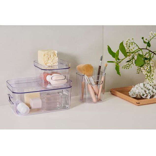 Bo&icirc;te de rangement plastique transparent SmartStore Compact Clear XS