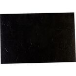 Set de table rectangulaire plastique noir effet ardoise