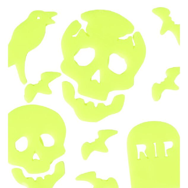 Sticker gel phosphorescent Halloween