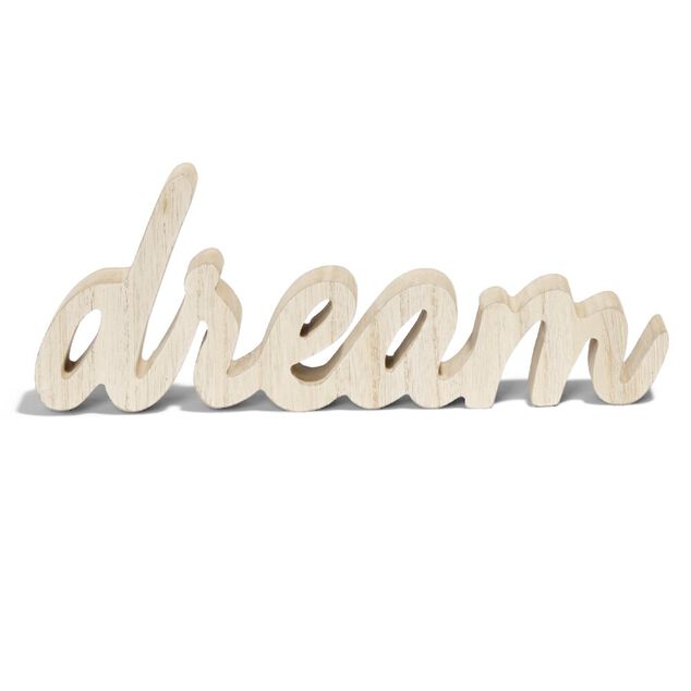 Mot &agrave; poser Dream en bois L29,5xH11cm
