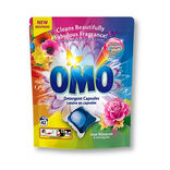 Lessive capsule OMO fleur de rose 42 pods