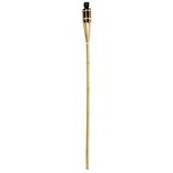 Torche bambou et m&eacute;tal &agrave; planter H120cm