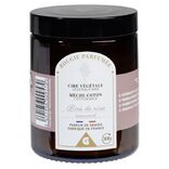 Bougie vintage rose dans verre senteur rose Ø7xH8cm