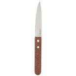 Couteau d'office manche bois lame inox 8 cm