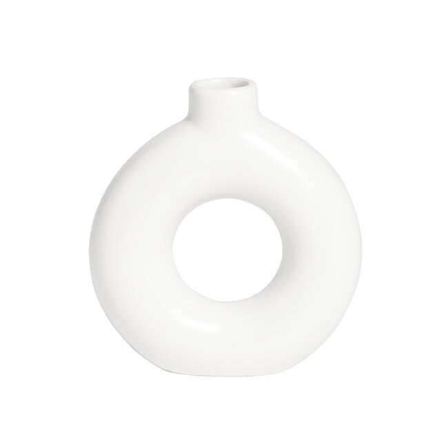 Vase c&eacute;ramique noir H15cm