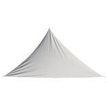 Voile d&rsquo;ombrage triangulaire Delta taupe 300x300 cm