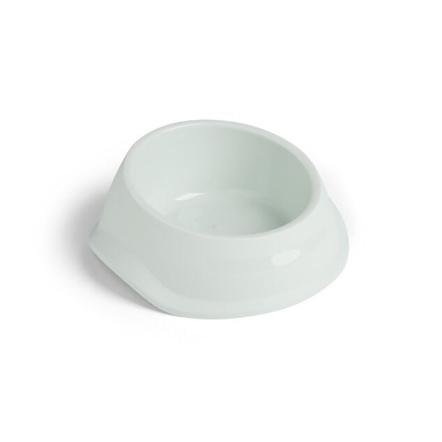 Gamelle antid&eacute;rapante pour chien plastique gris &Oslash;16xH.6,5cm