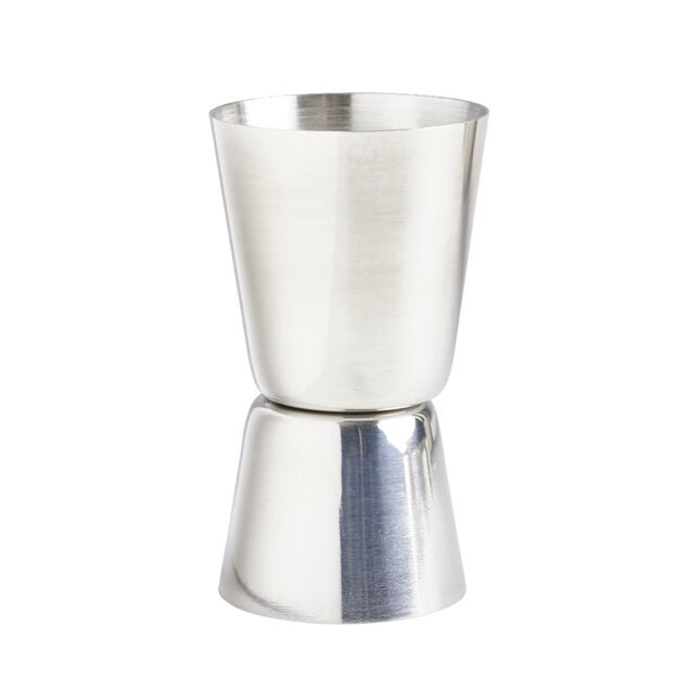 Set &agrave; cocktail acier avec support bois 6 pi&egrave;ces