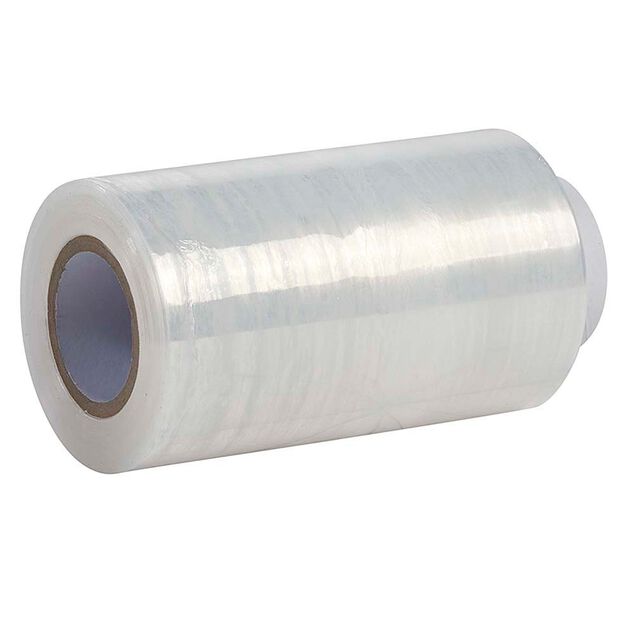 Rouleau film &eacute;tirable avec manche 150 m x2