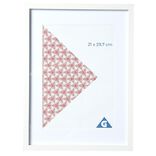 Cadre photo bois blanc 29.9x39.9cm pour photo 21x29.7cm