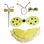 D&eacute;guisement enfant Abeille jaune noir antennes ailes jupon
