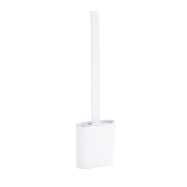Brosse WC en silicone avec support